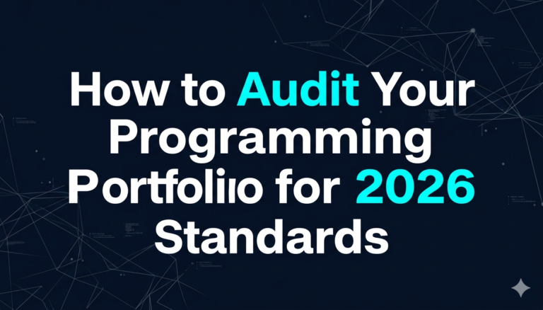 How to Audit Your Programming Portfolio for 2026 Standards